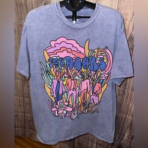 The Doors Retro Psychedelic Oversized Graphic Tee | Unisex | Fits 1X